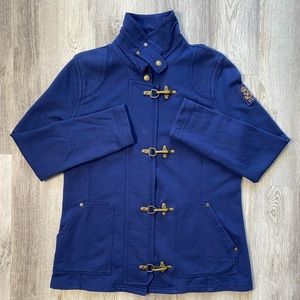 Ralph Lauren Jeans Co Jacket Women's Brass Latches Cotton Size medium